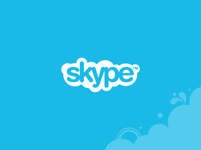 skype logo animation